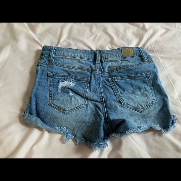 Distressed denim shorts - Picture 2 of 2